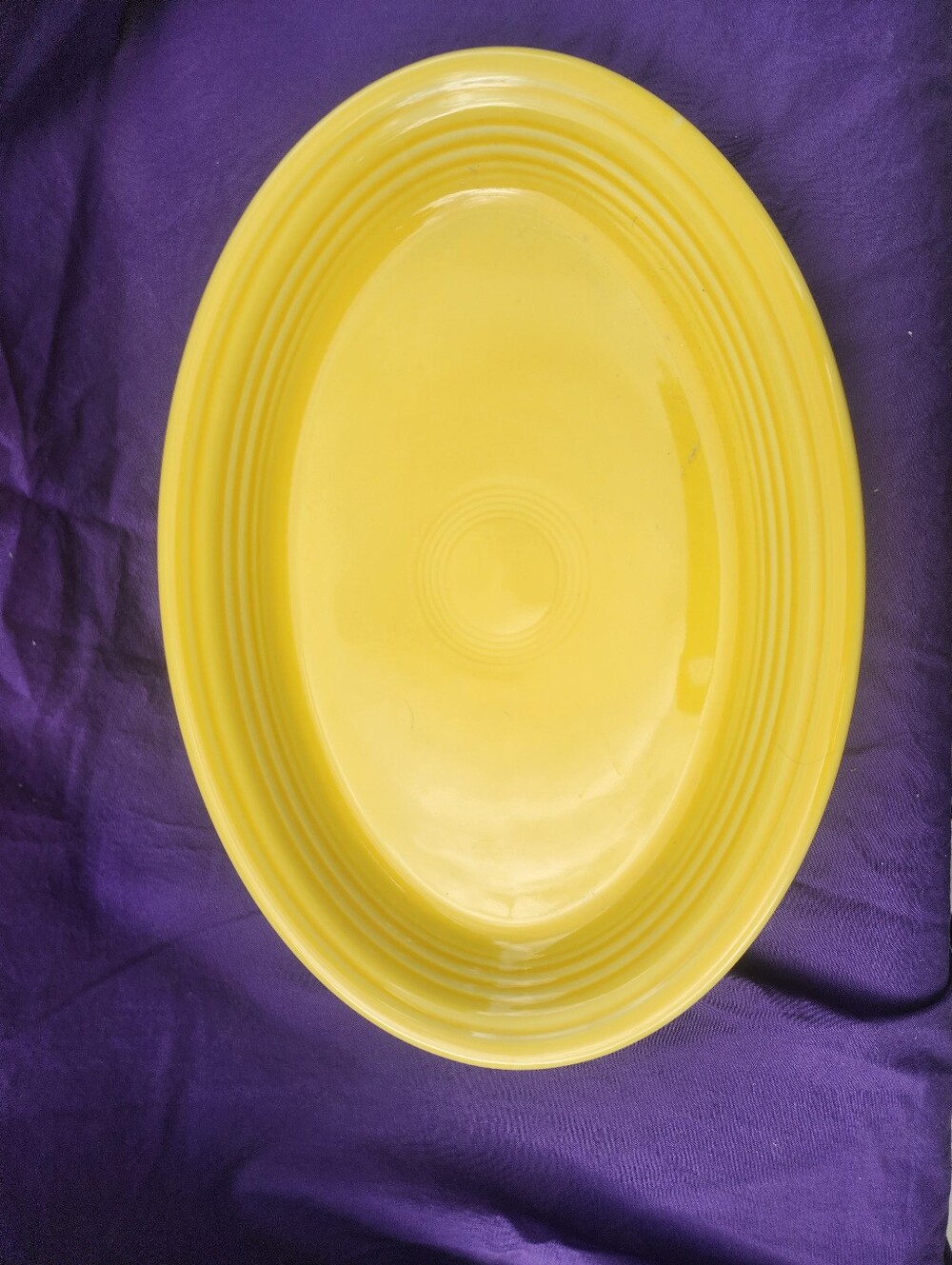 Fiesta Oval Ceramic Serving Platter - Beautiful Sunflower